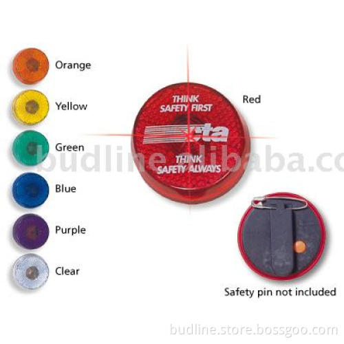 7001 Flash Reflector Safety Button (Circle)